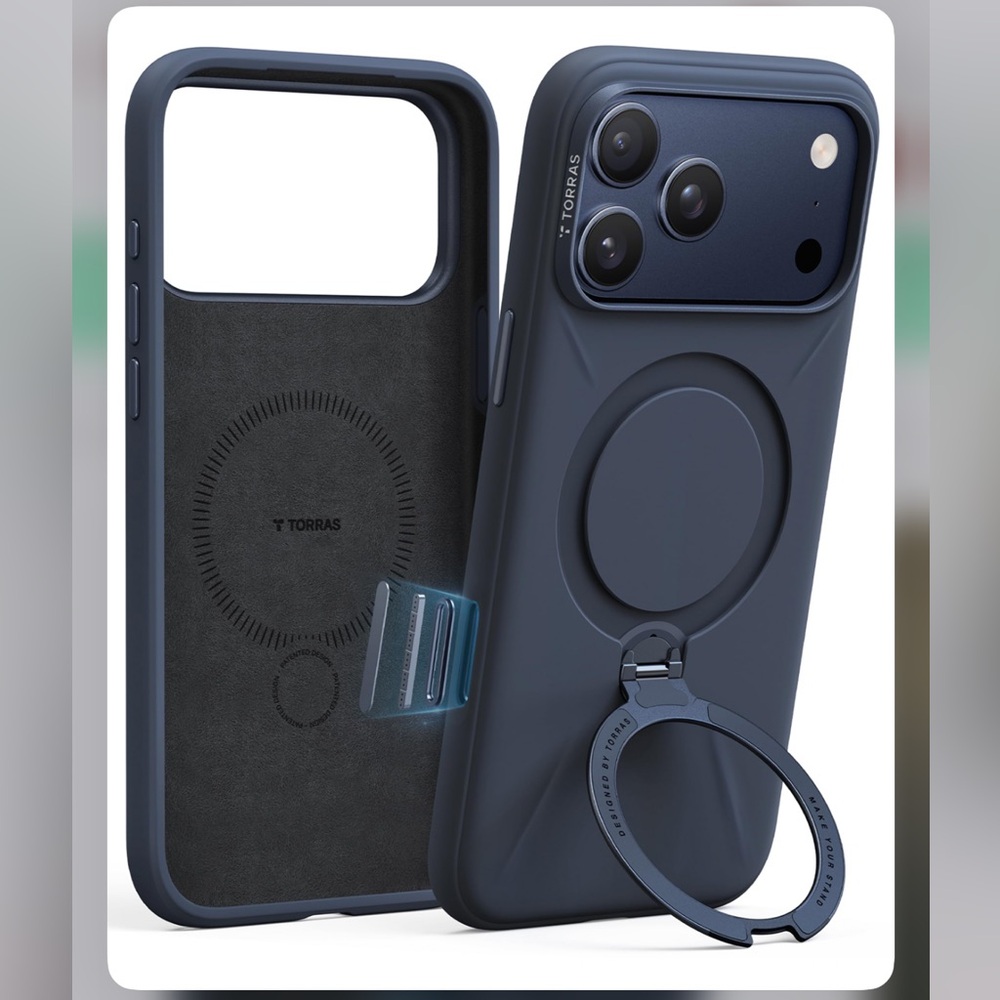 iPhone 17 PRO MAX Silicone PROTECTIVE Case-BLUE